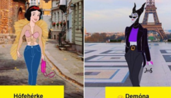 30 meglepő kép, a Disney karakterekről, akik hétköznapi ruhát viselnek.