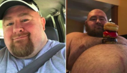A 227 kilós férfi 10 ezer kalóriát is elfogyaszt pusztán azért, hogy követői kedvére tegyen