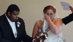 A menyasszony nem számított rá, hogy az esküvőjén levelet kap édesapjától, akit 8 éves korában veszített el