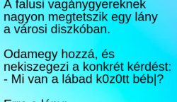 VICC: A falusi vagánygyereknek nagyon megtetszik egy lány a városi diszkóban