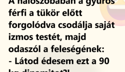 Vicc: A hálószobában a gyúrós férfi