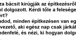 Humor: Géza bácsit kirúgják az építkezésről, ahol dolgozott -…