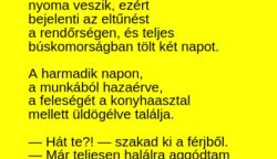 VICC: Egy férfi feleségének nyoma veszik