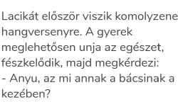 Vicc: Lacikát először viszik komolyzenei hangversenyre…