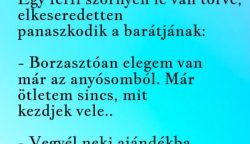 VICC: Szörnyen elegem van már az anyósomból