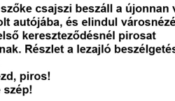 Vicc: Két szőke csajszi beszáll a újonnan vásárolt autójába