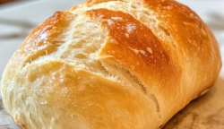 Rusztikus házi kenyér egyszerűen